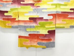 未使用品　きぬたや謹製　本総絞り　ヱ霞模様絵羽織